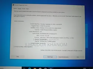New Laptop HP EliteBook 845 G7 8GB AMD Ryzen 7 SSD 256GB