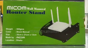 Metal Router Stand- Black