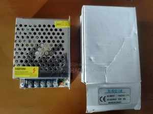 S-60-12 Dc 12volt, 5a পাওয়ার সাপ্লাই এডাপ্টার