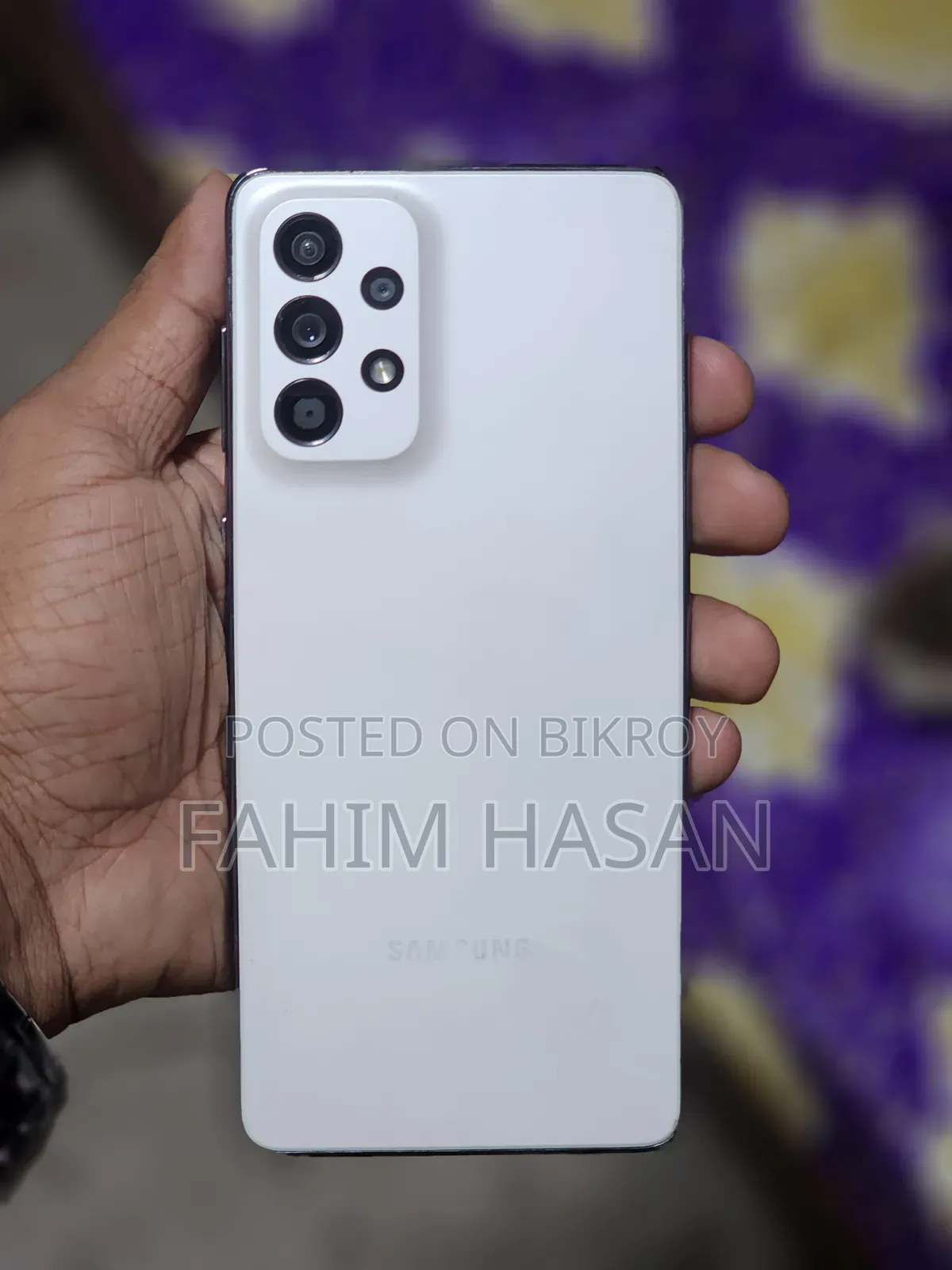 স্যামসাং গ্যালাক্সি এ৭৩ ৫জি ১২৮ জিবি সাদা