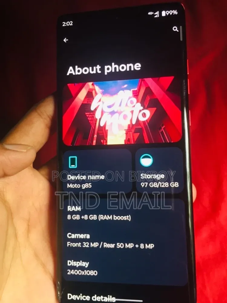 Motorola Moto G85 128 GB Pink