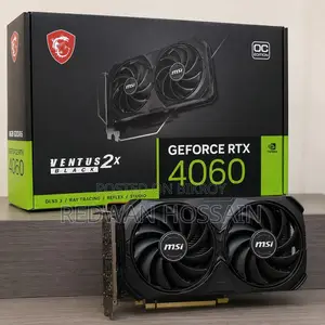 Msi Geforce RTX 4060 Ventus 2x Black 8g Oc 8gb Graphics Card