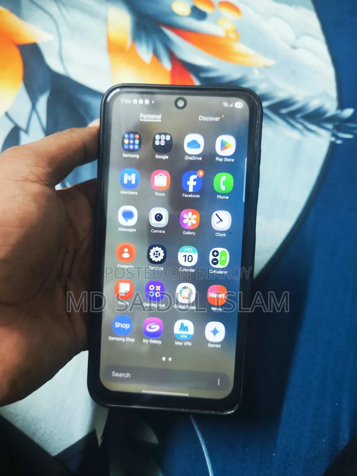 স্যামসাং গ্যালাক্সি এম৩৫ ১২৮ জিবি সিলভার
