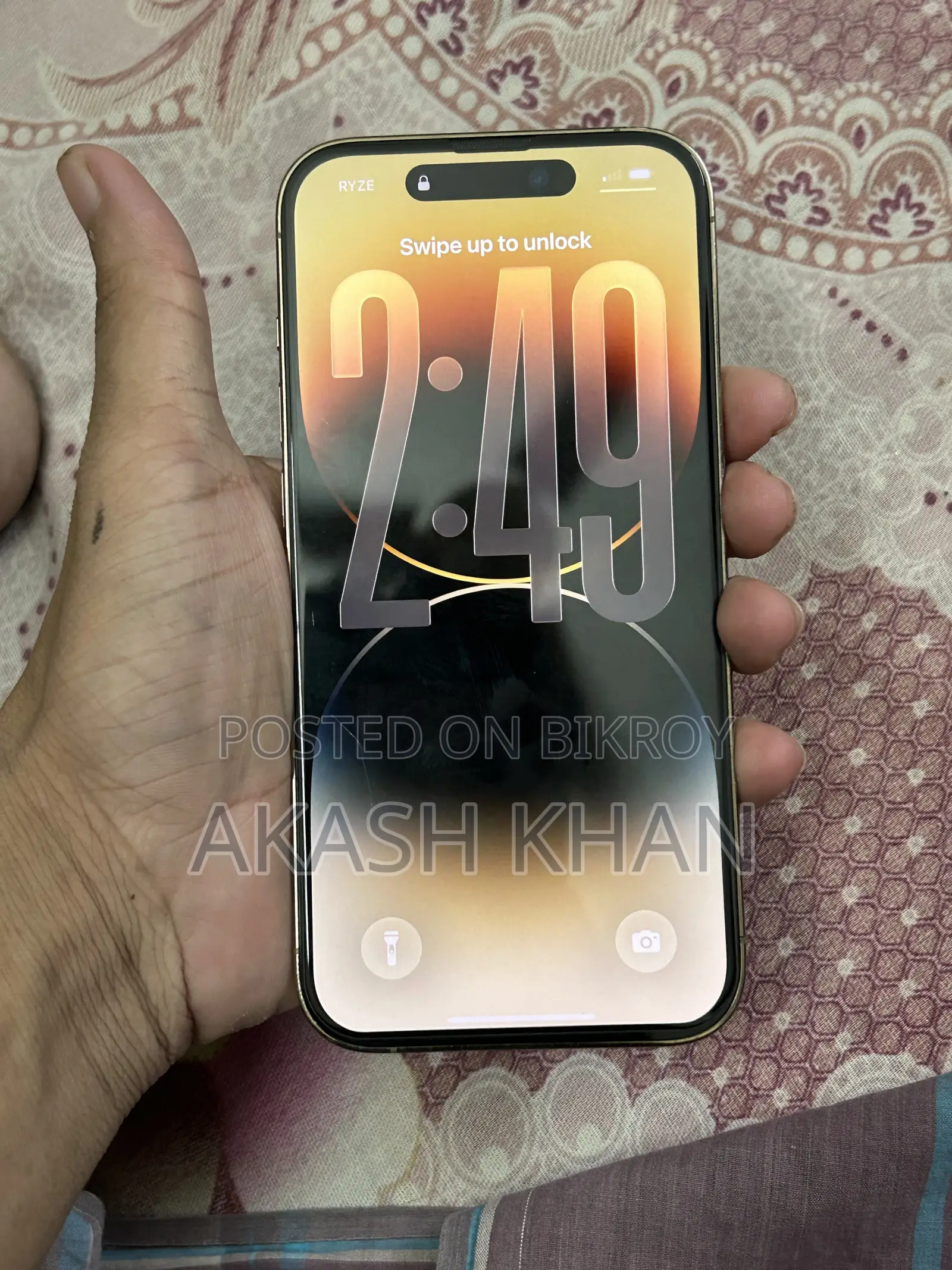 অ্যাপল আইফোন ১৪ প্রো ১২৮ জিবি গোল্ড