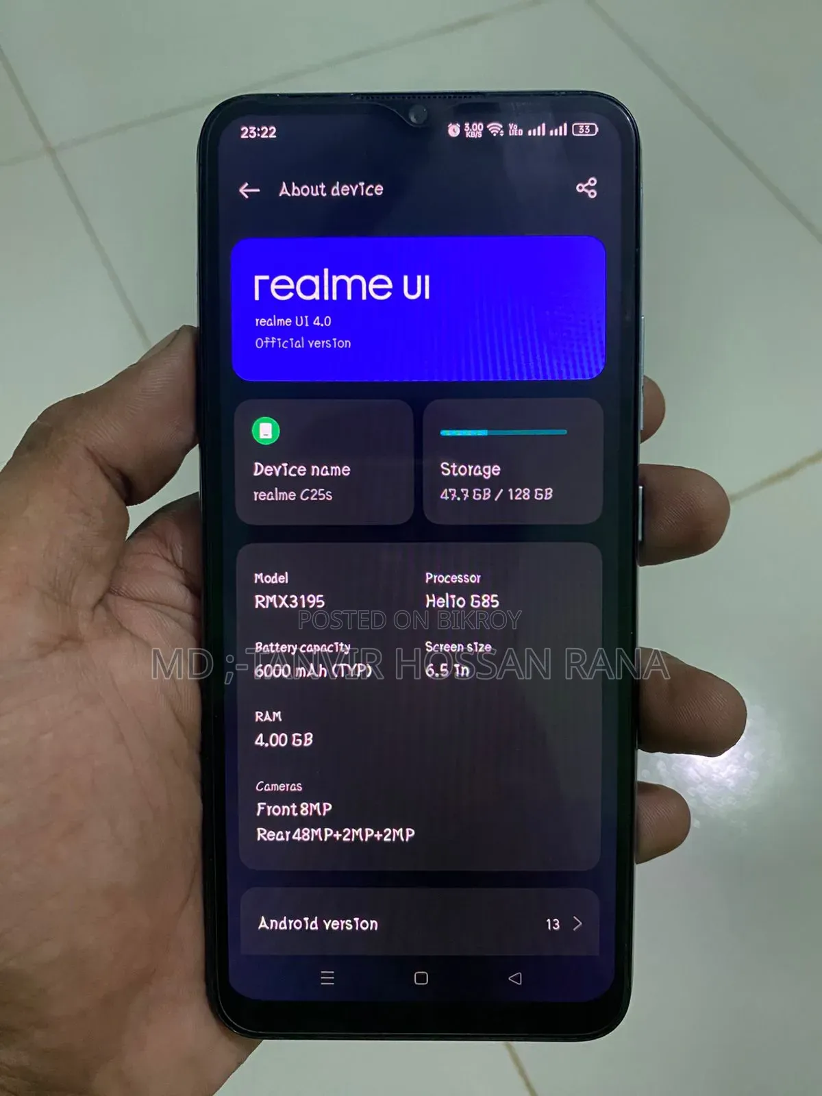 Realme C25Y 128 GB Green