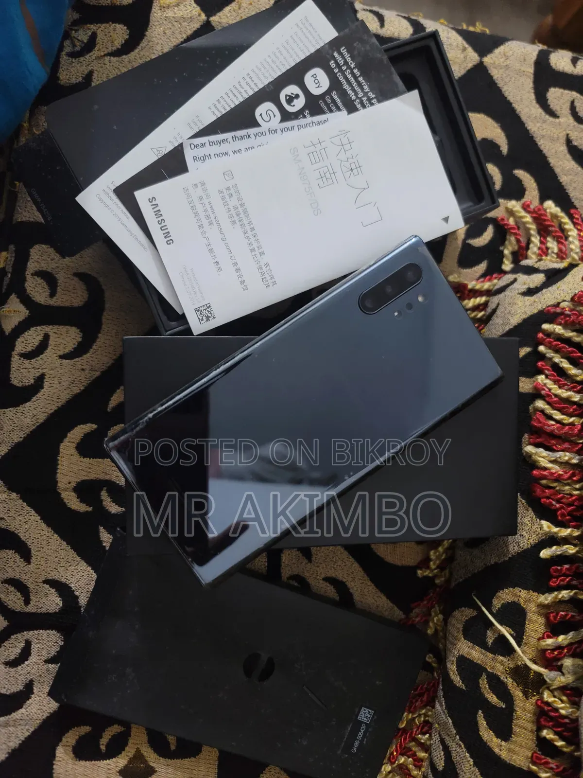 Samsung Galaxy Note 10 Plus 256 GB Black