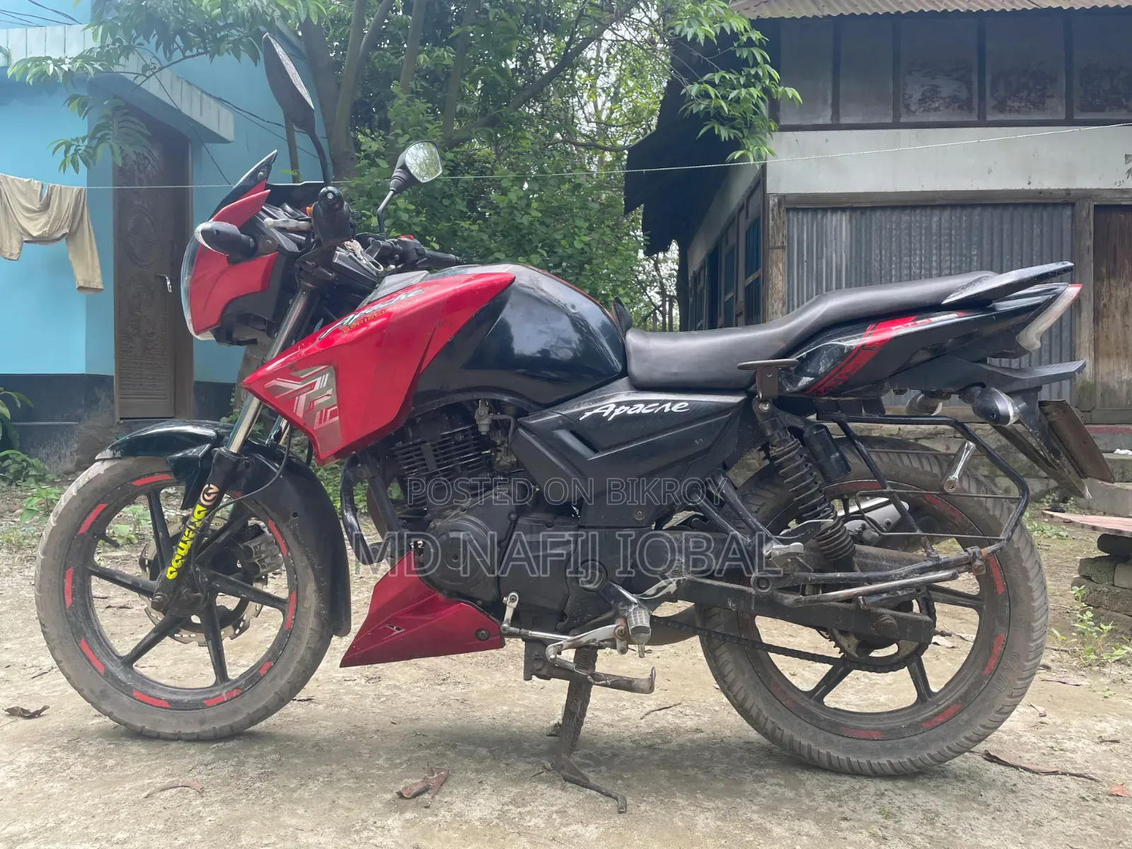 TVS Apache RTR 160 2V 2013 Black