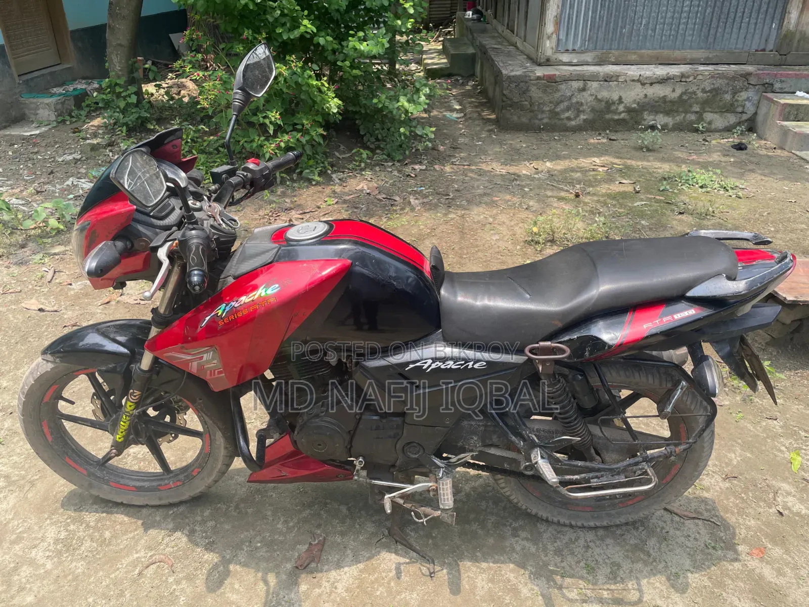 TVS Apache RTR 160 2V 2013 Black