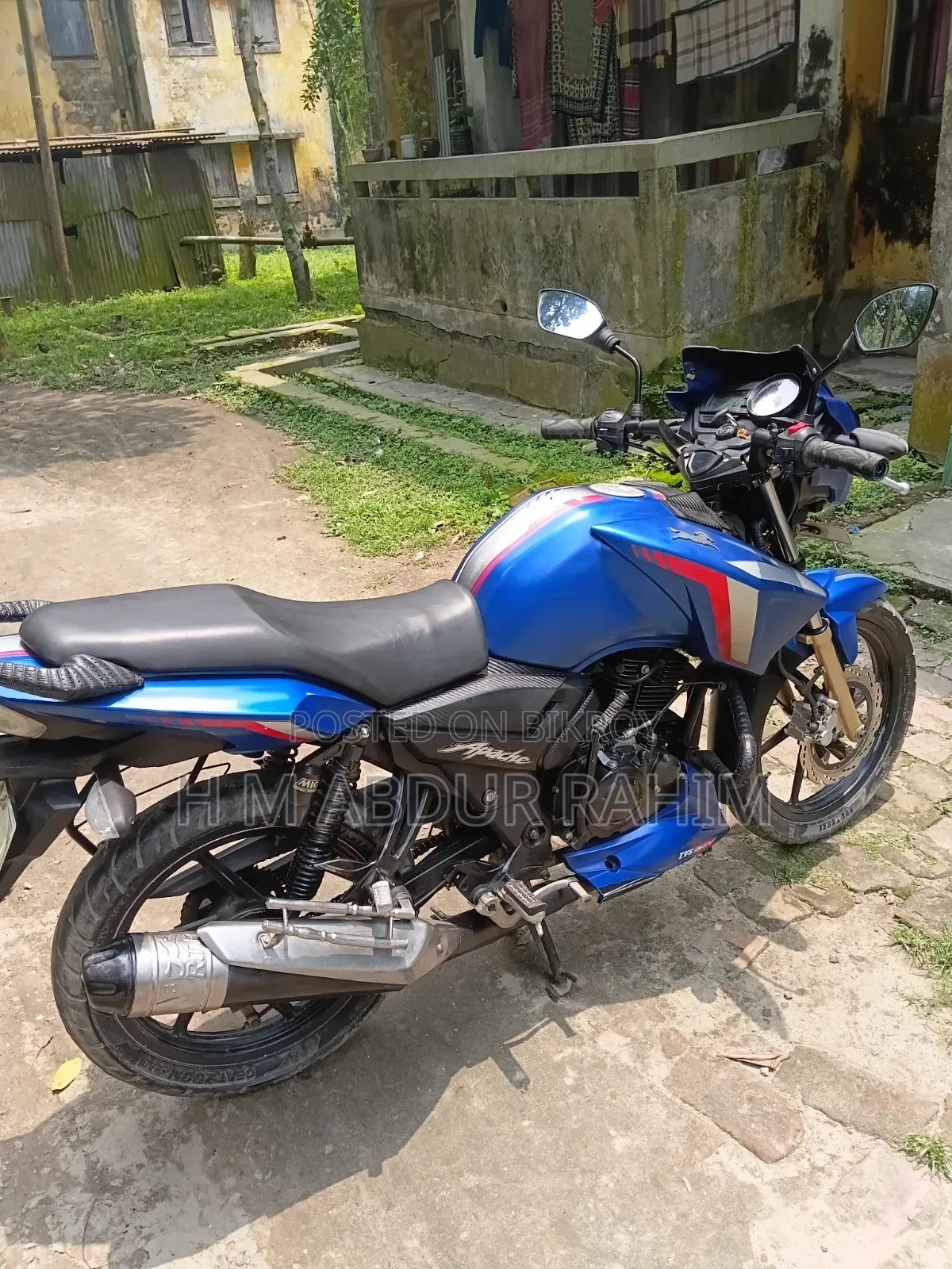 TVS Apache RTR 160 2V 2019 Blue