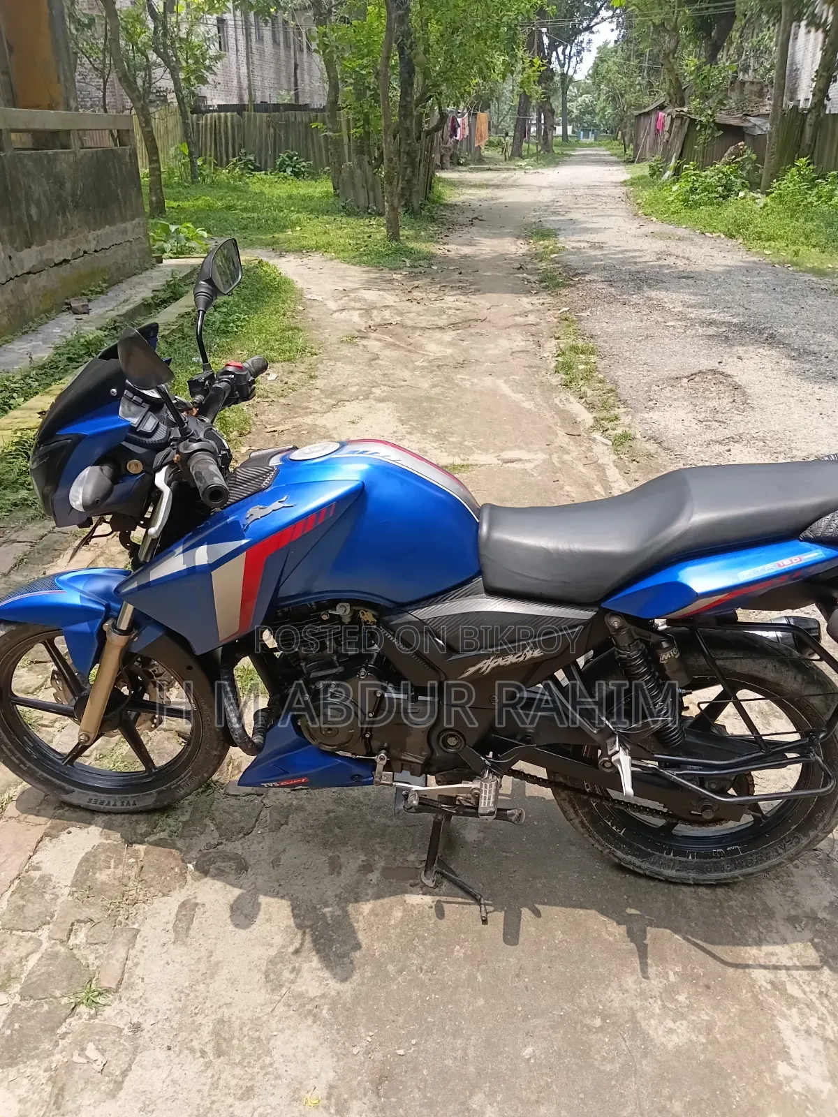 TVS Apache RTR 160 2V 2019 Blue