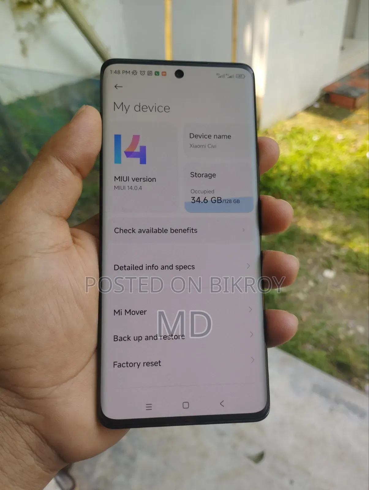 Xiaomi Civi 1S 128 GB Black