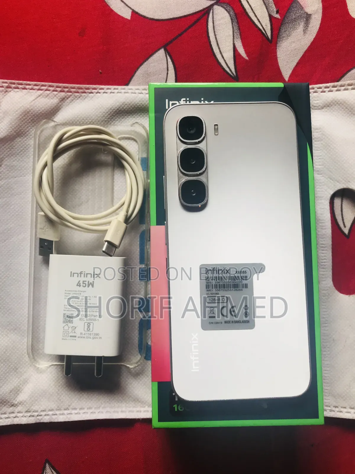 Infinix Hot 60 Pro 128 GB White