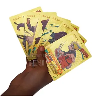 10 Pc Naruto Gold Card