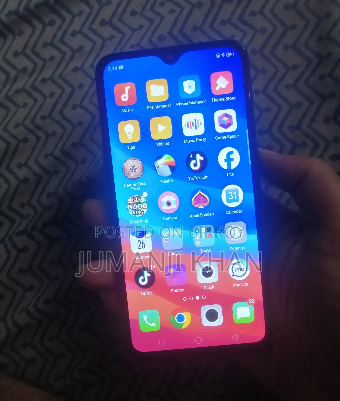 Oppo A3s 32 GB Blue