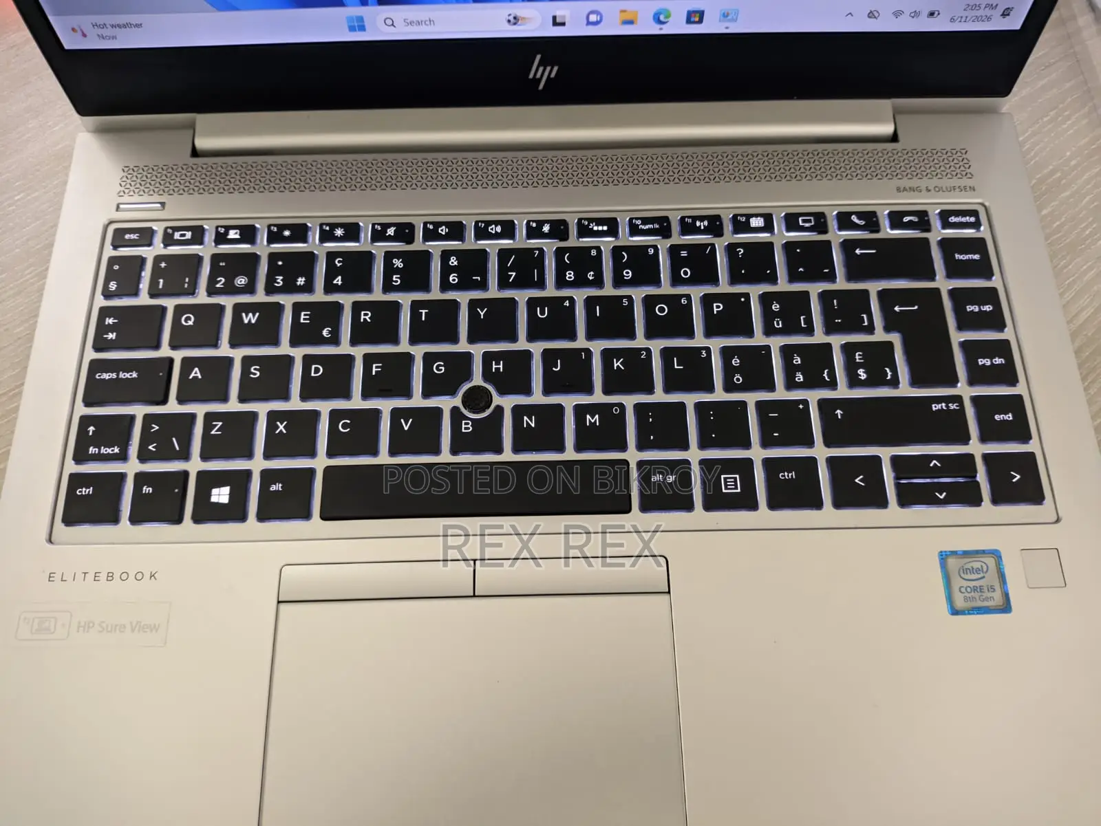 Laptop HP EliteBook 840 G6 8GB Intel Core i5 SSD 256GB