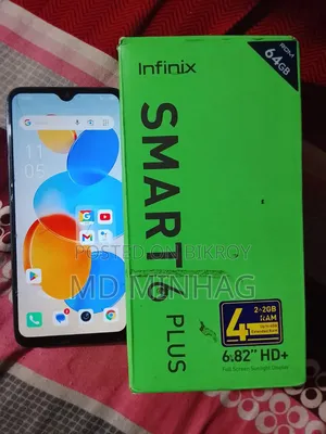 Infinix Smart 6 Plus (India) 64 GB Black