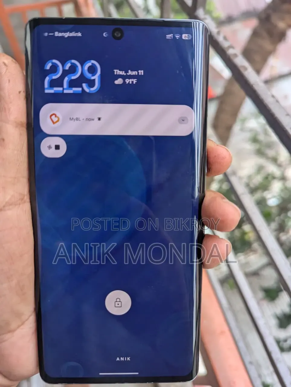 গুগল পিক্সেল ৭ প্রো ১২৮ জিবি ব্ল্যাক