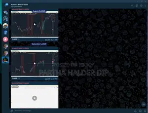 Trading Chart Robin Course (August Month)
