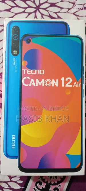 টেকনো ক্যামন ১২ এয়ার ৬৪ জিবি ব্লু