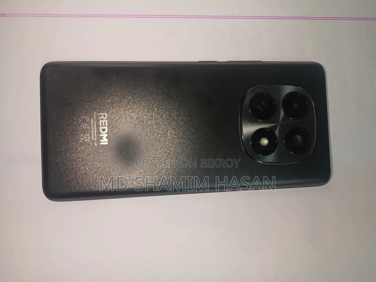 নতুন শাওমি রেডমি নোট ১৫ ২৫৬ জিবি ব্ল্যাক