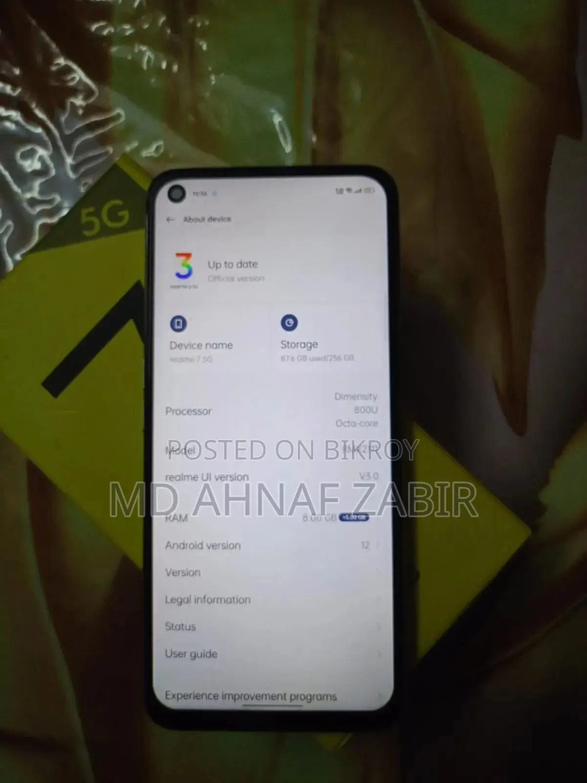 Realme 7 5G 128 GB Blue