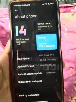 Xiaomi Redmi Note 10 Pro Max 128 GB Rose Gold