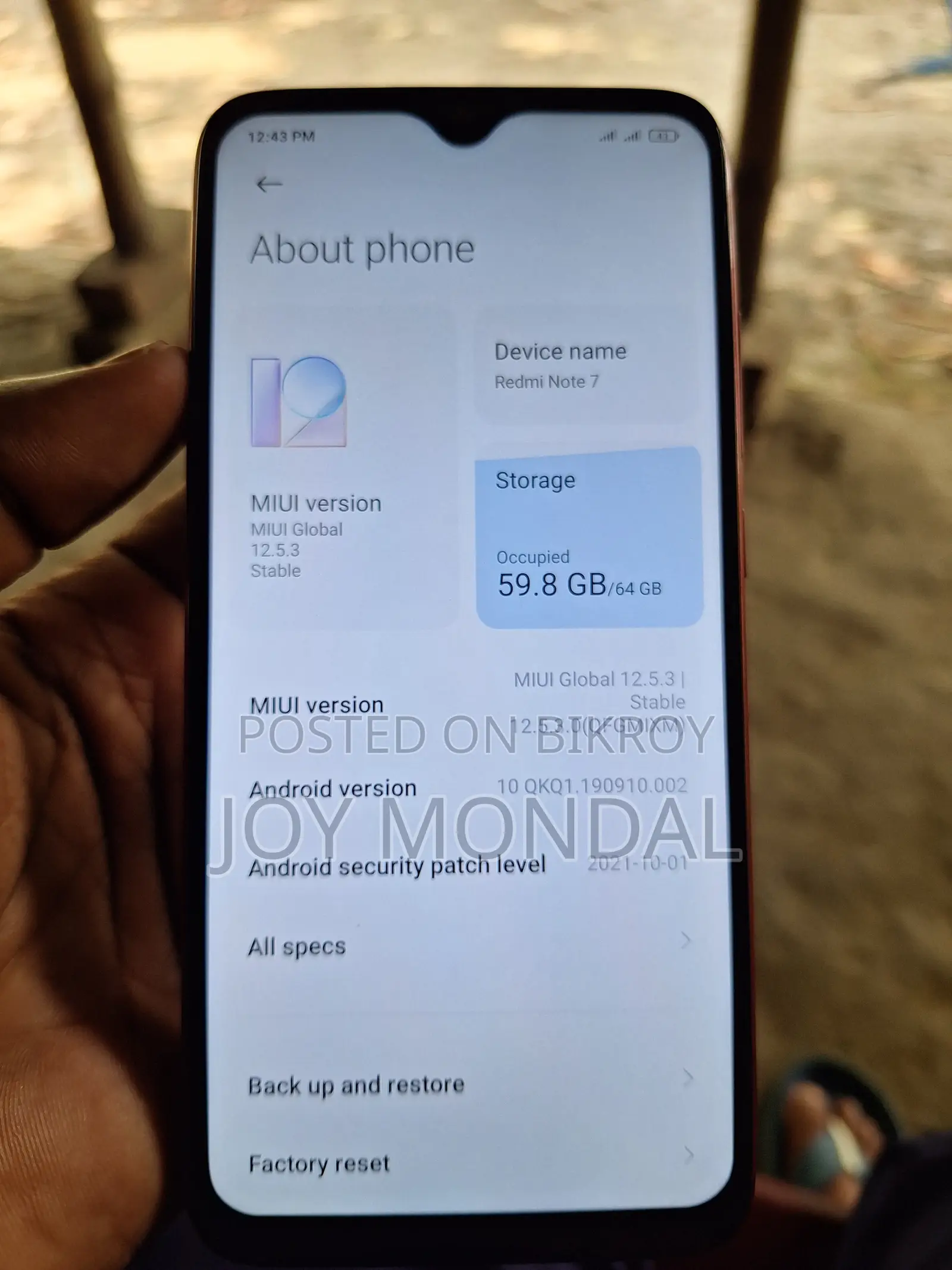 Xiaomi Redmi Note 7 64 GB Purple