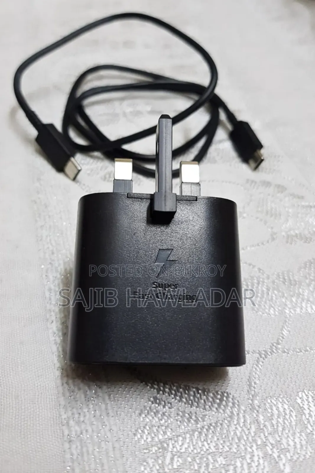 Samsung 3 Pin 25w Superfast Charger