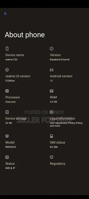 Realme C33 32 GB