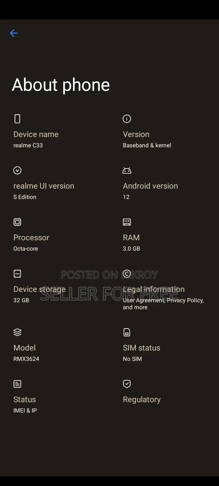 Realme C33 32 GB