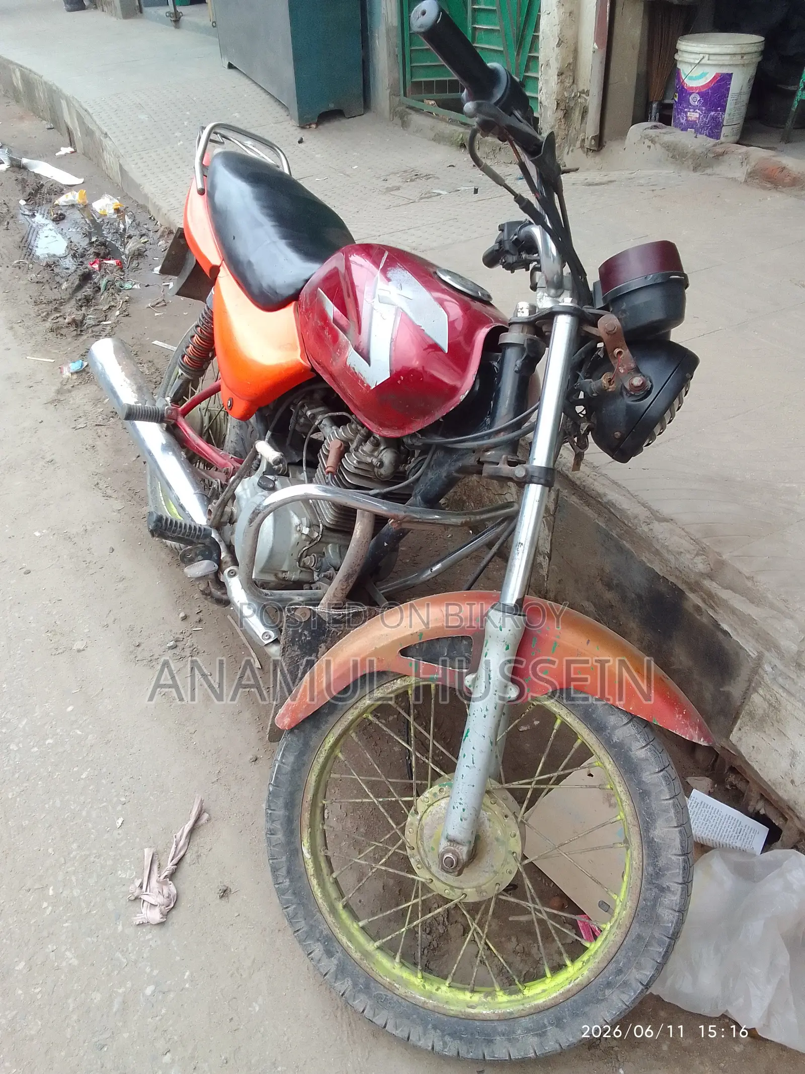 Bajaj CT 100 2016 Red