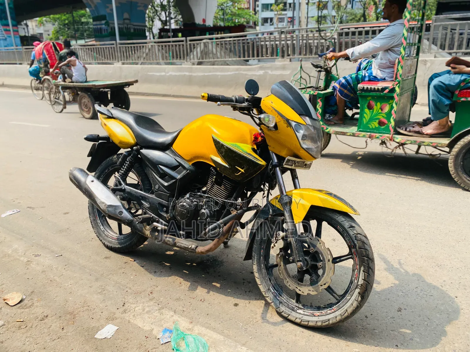 TVS Apache RTR 160 2V 2012 Green