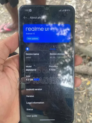 নতুন রিয়েলমি নোট ৭০টি ১২৮ জিবি কালো