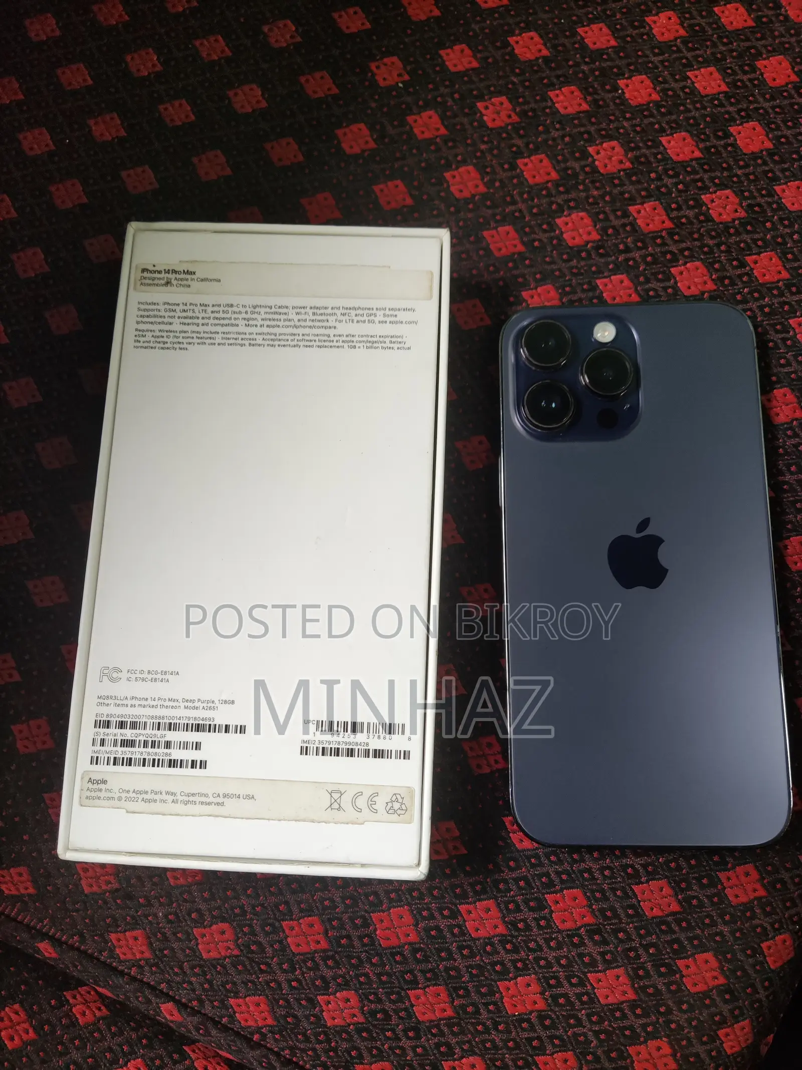 Apple iPhone 14 Pro Max 128 GB Purple
