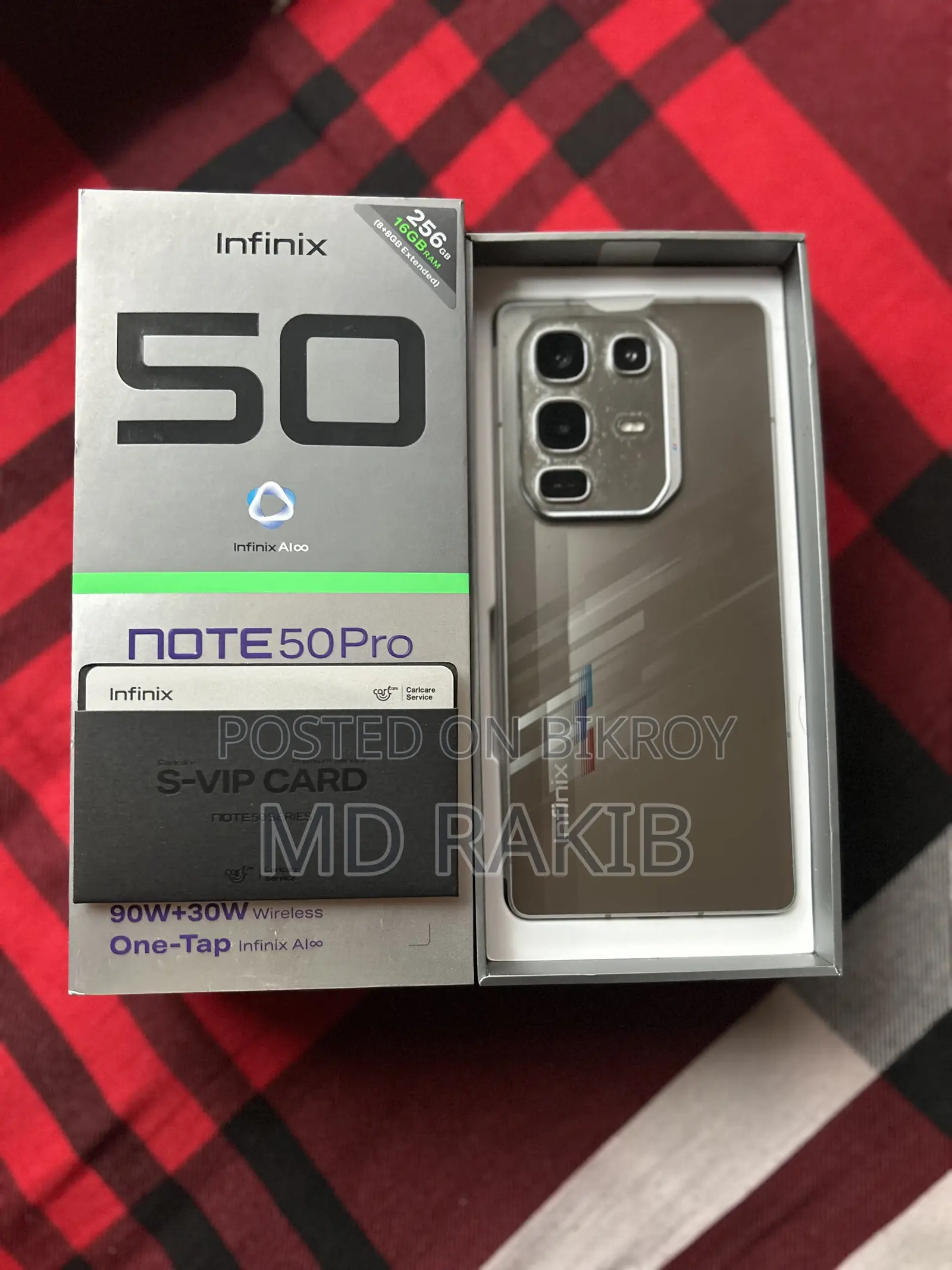 Infinix Note 50 Pro 256 GB Silver