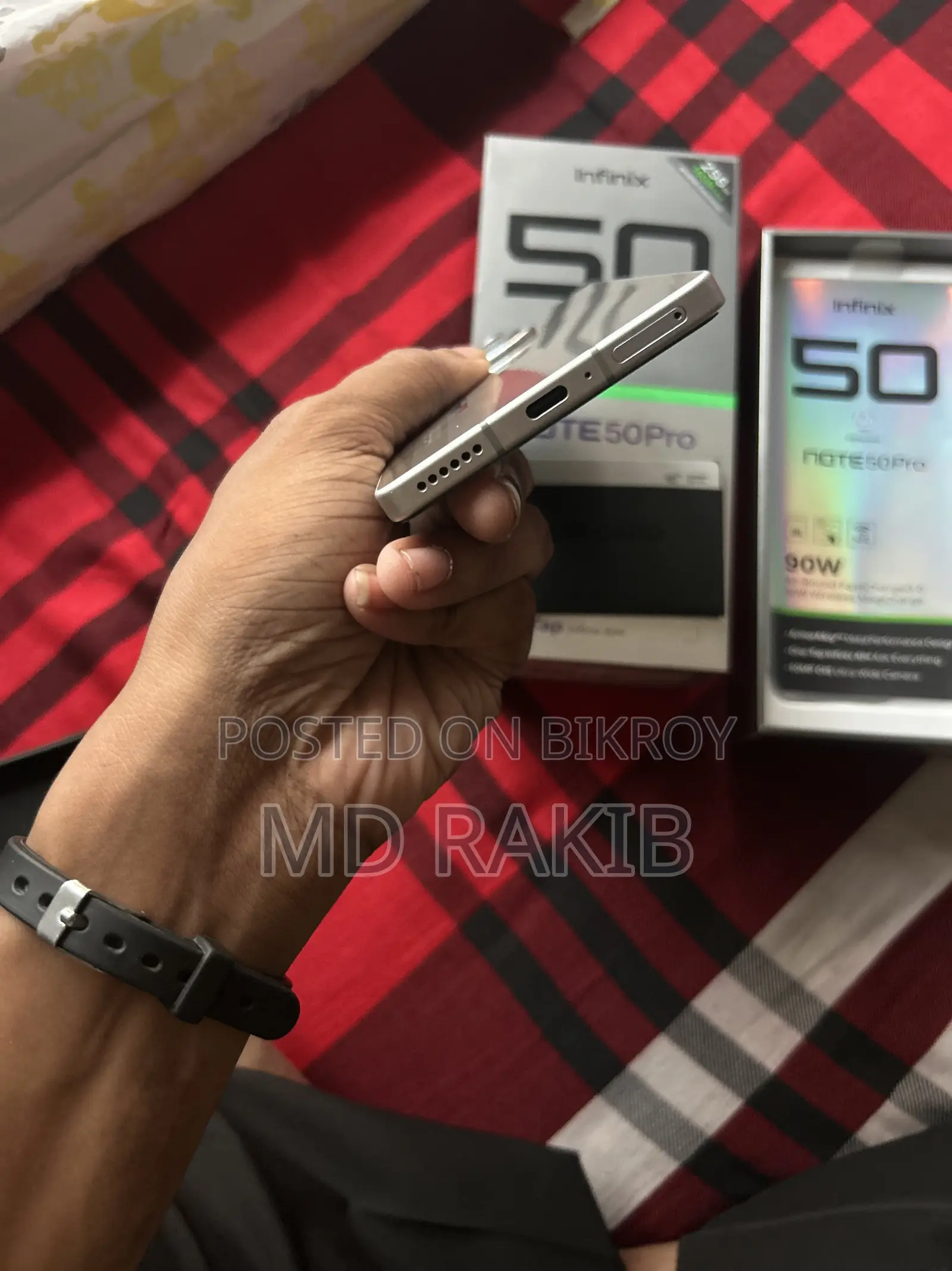 Infinix Note 50 Pro 256 GB Silver