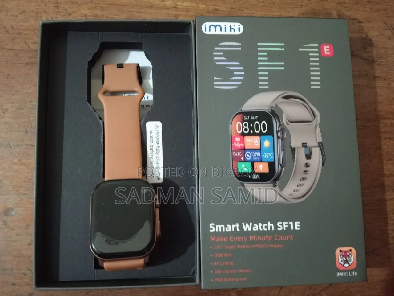 Imiki Sf1e স্মার্ট ওয়াচ বিক্রয় হবে