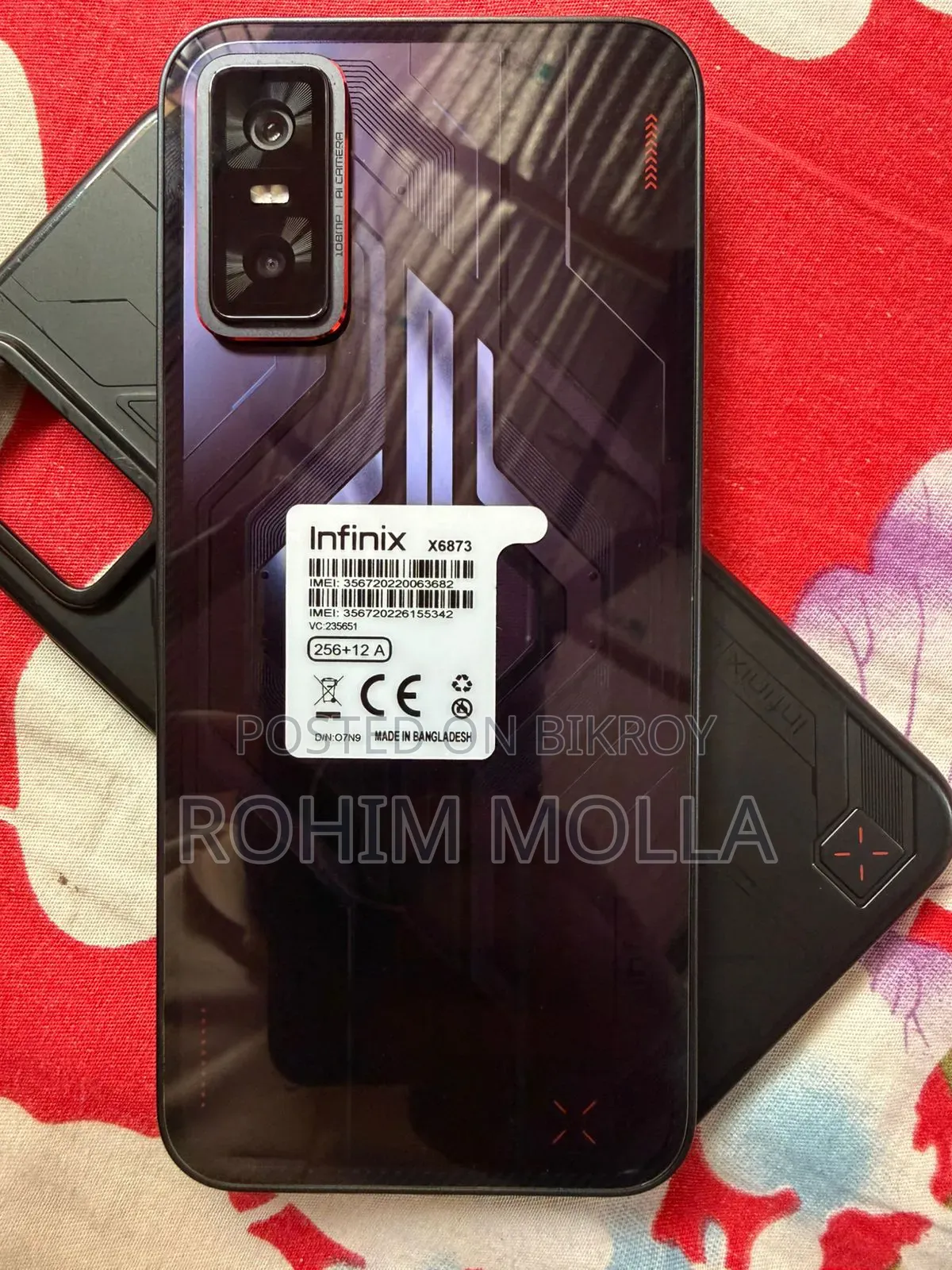 Infinix GT 30 Pro 256 GB Black
