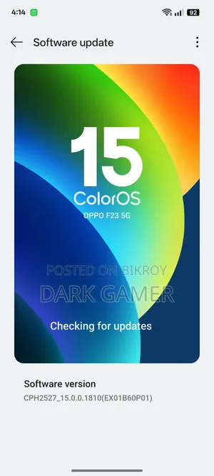 Oppo F23 256 GB Gold