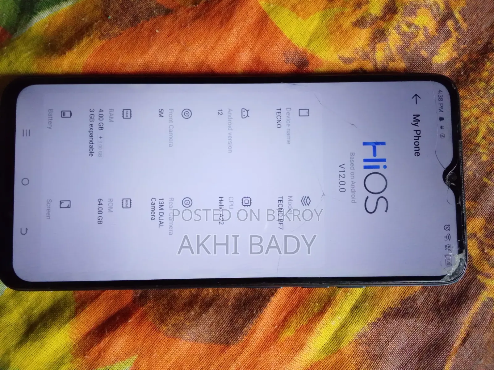 Tecno Spark Go ৬৪ জিবি