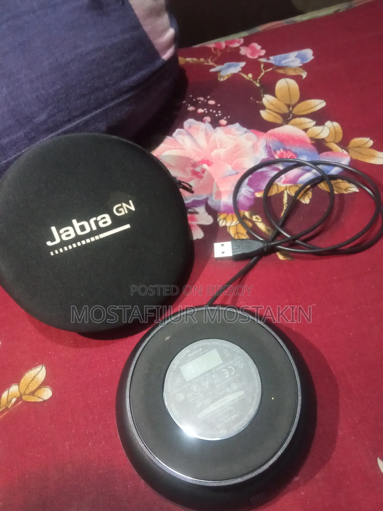 Jabra Speak 510 Bluetooth Conference Speakerphone With Carry Case
