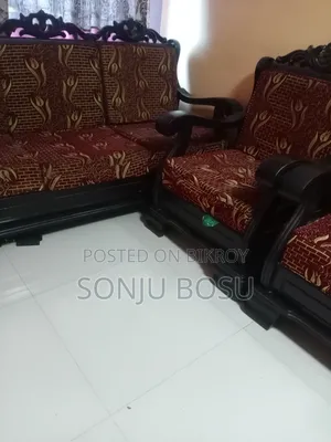 Teak Wood Sofa Set