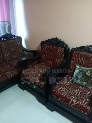 Teak Wood Sofa Set