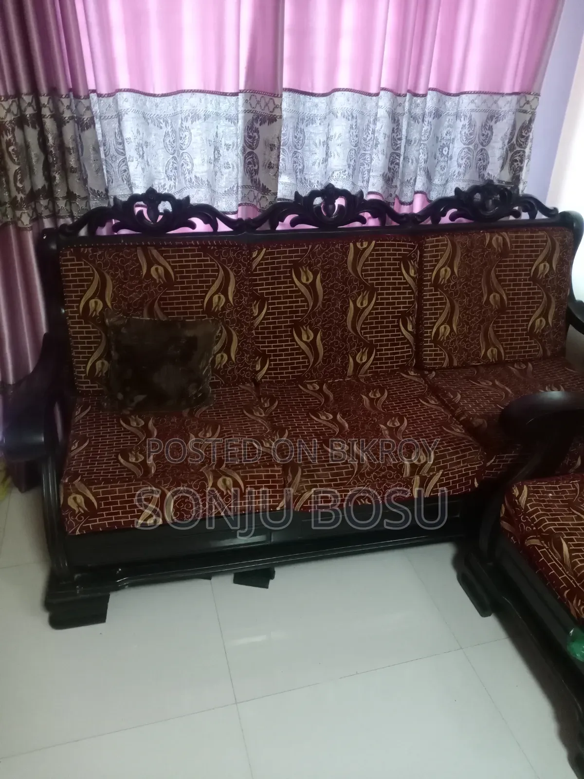 Teak Wood Sofa Set