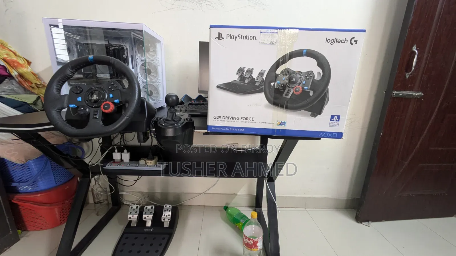 Logitech G29 স্টিয়ারিং হুইল + Logitech শিফটার