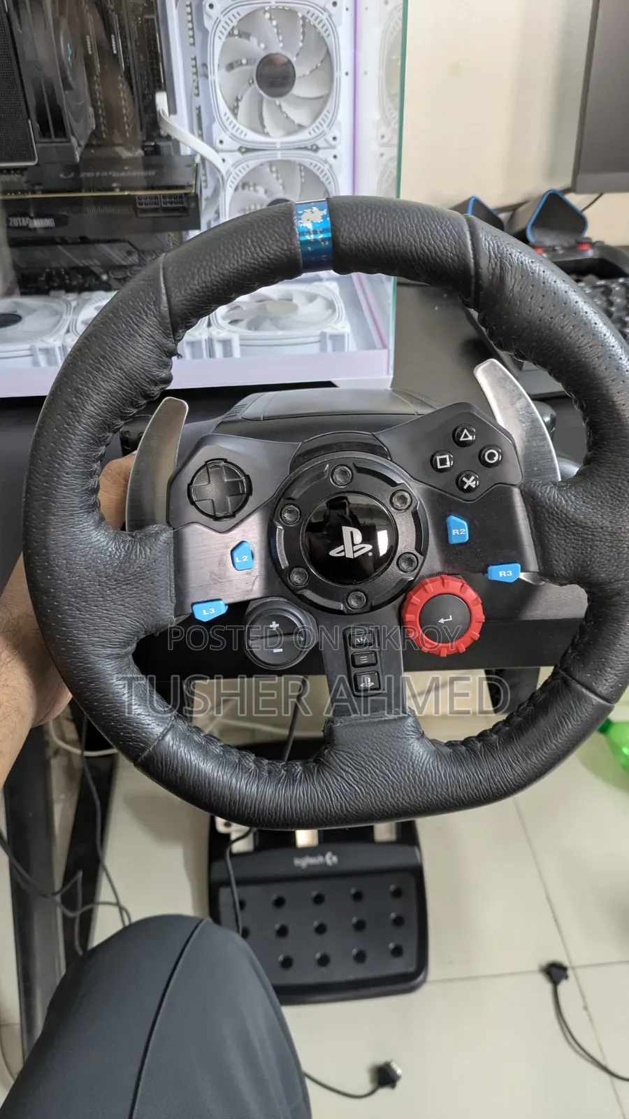 Logitech G29 স্টিয়ারিং হুইল + Logitech শিফটার