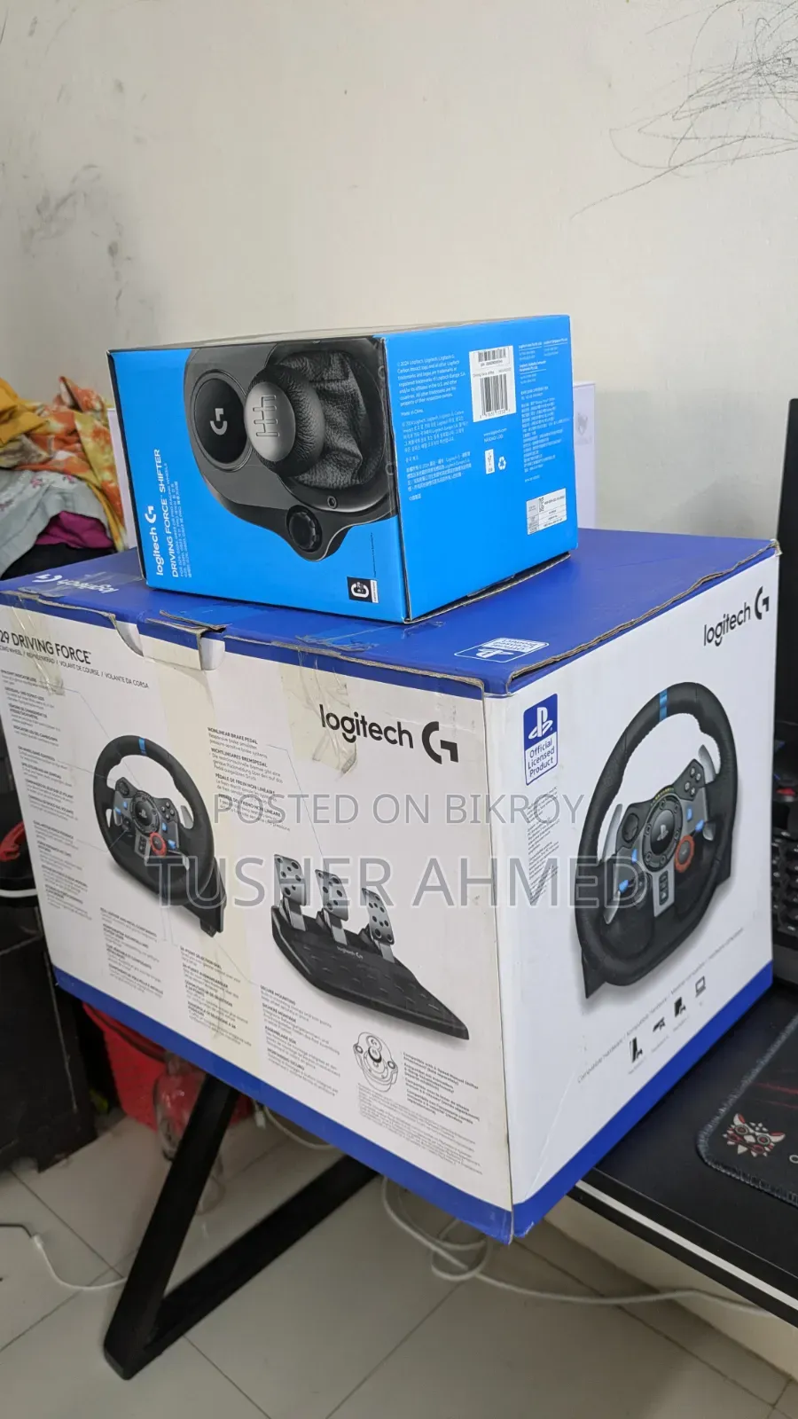Logitech G29 স্টিয়ারিং হুইল + Logitech শিফটার