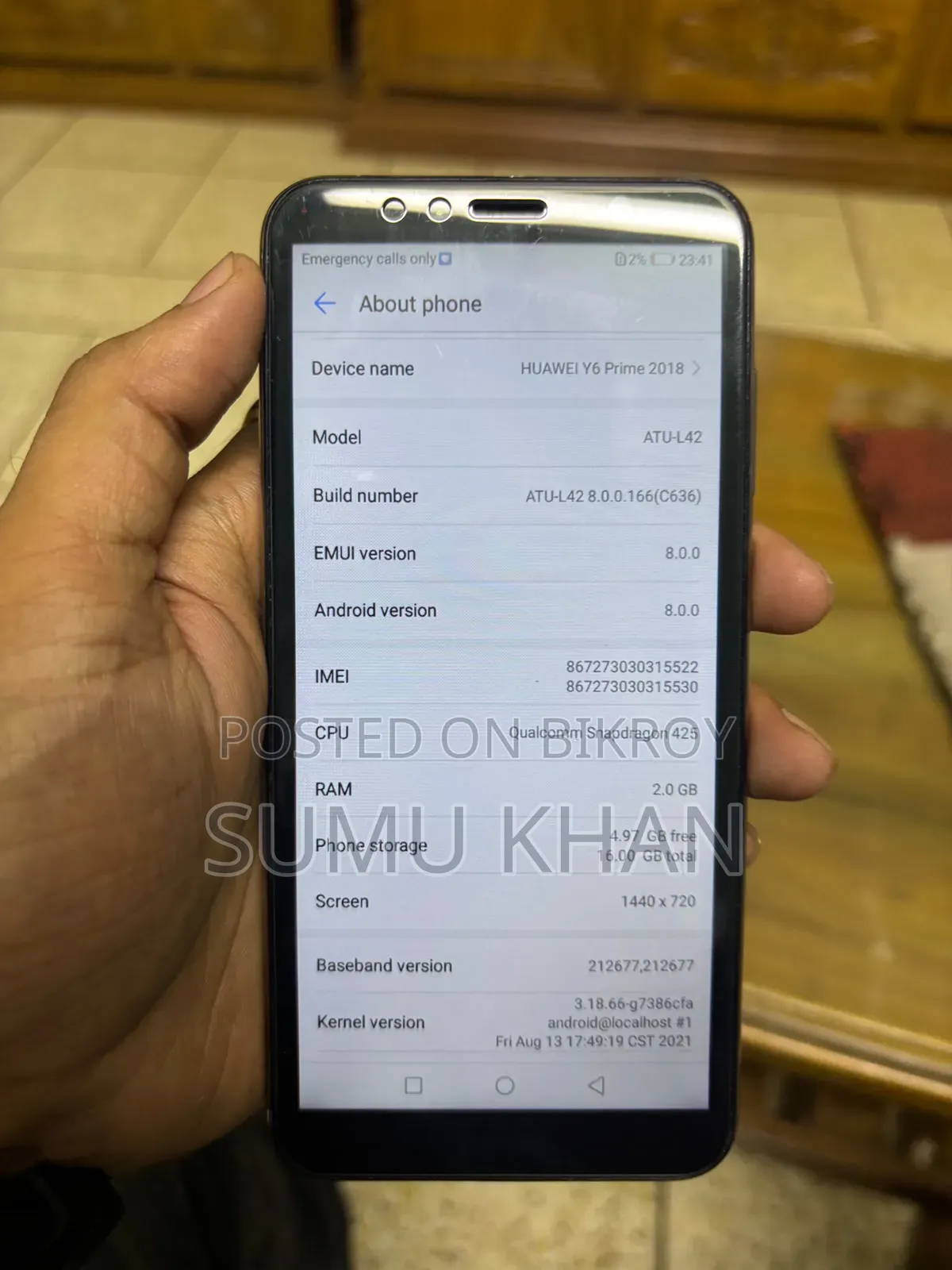 Huawei Y6 Prime 32 GB Rose Gold