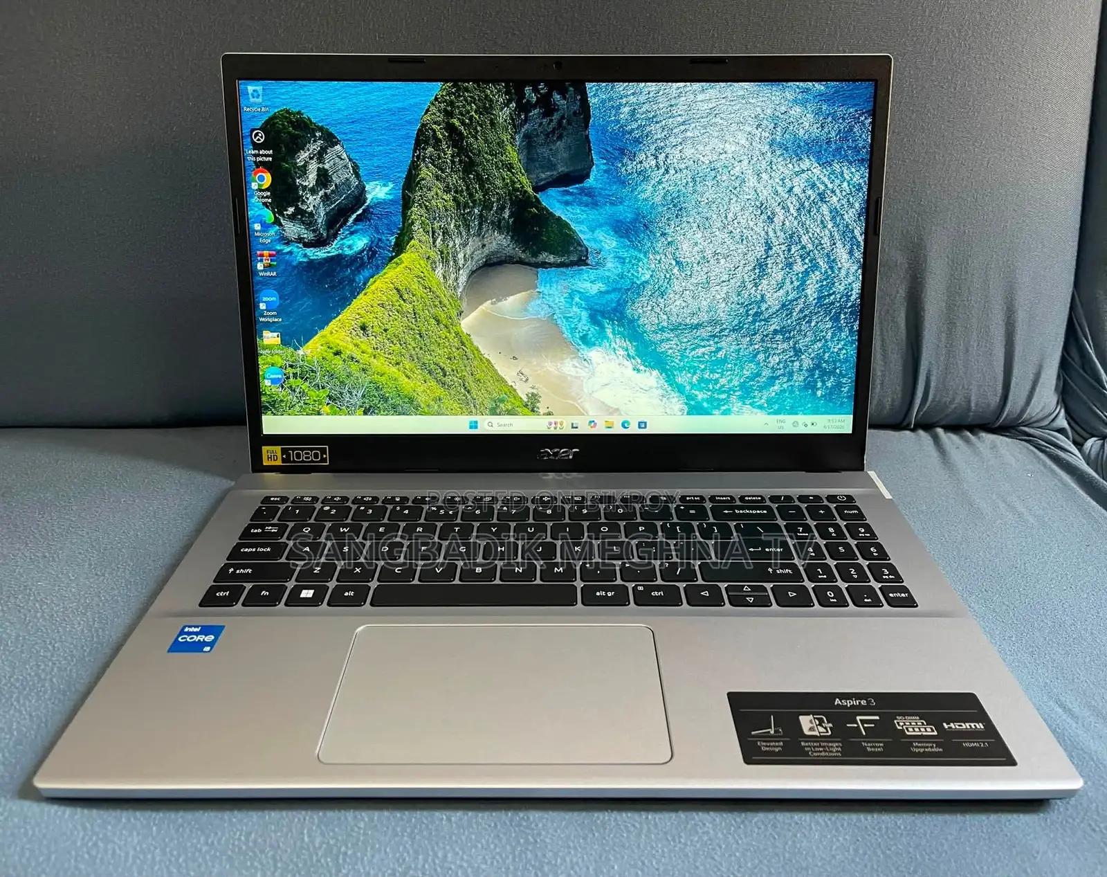 Laptop Acer 4GB Intel SSD 500GB