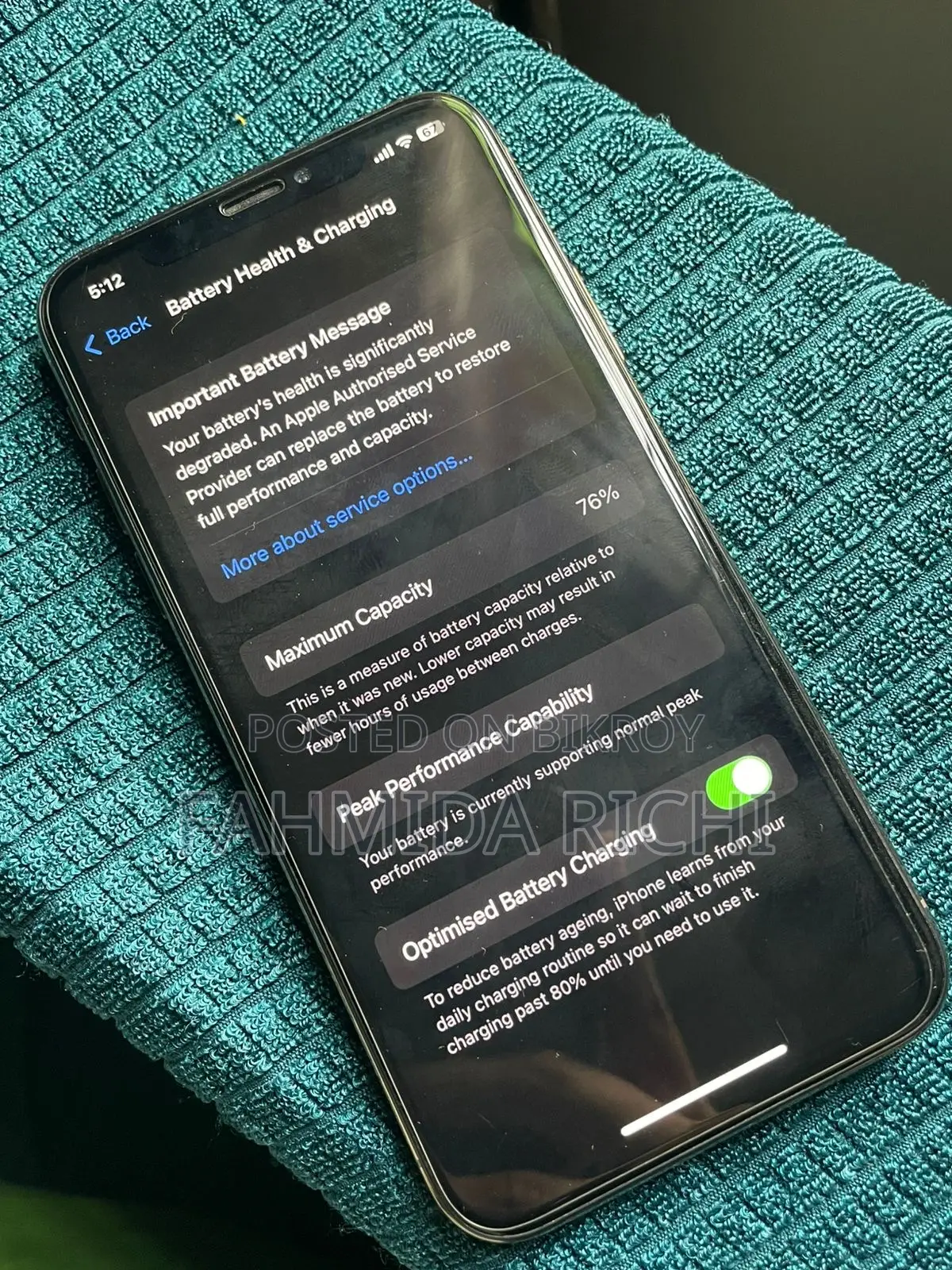Apple iPhone XS 256 GB Gold
